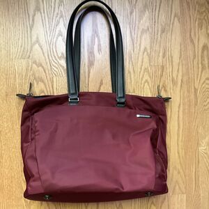 Briggs & Riley Tote Bag Travelware Sympatico Maroon S145-2 Carry On Or Weekender